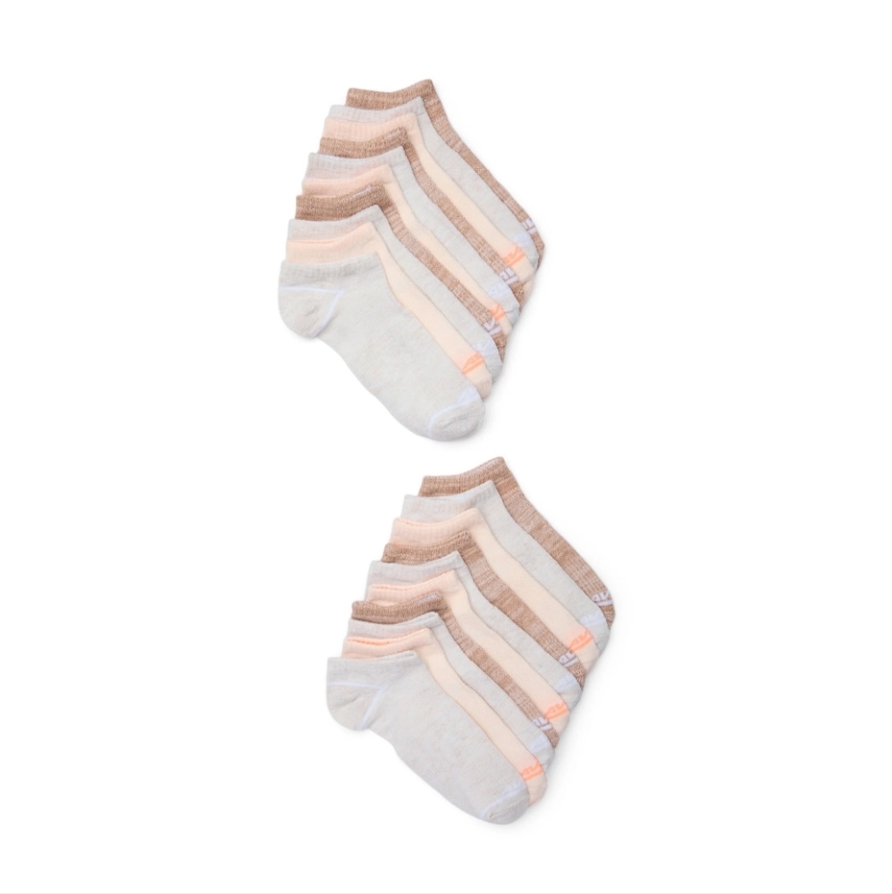 Avia Women's Shoe Size 9-12 Lightweight Performance Low Cut Socks, 10-Pack